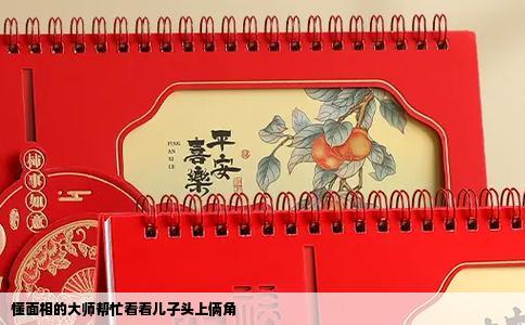 懂面相的大师帮忙看看儿子头上俩角