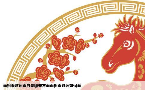 面相看财运看的是哪些方面面相看财运如何看