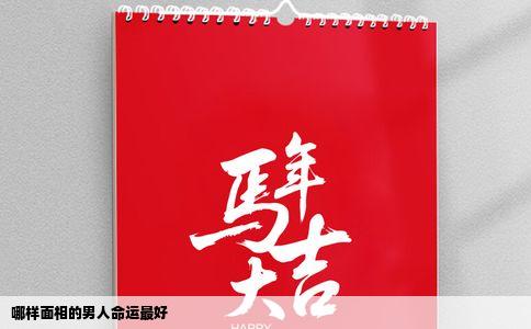 哪样面相的男人命运最好
