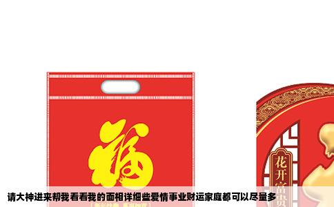 请大神进来帮我看看我的面相详细些爱情事业财运家庭都可以尽量多