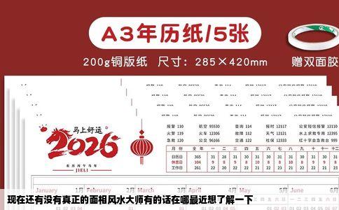 现在还有没有真正的面相风水大师有的话在哪最近想了解一下