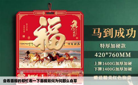 会看面相的帮忙看一下面相如何为何那么自草