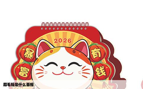 眉毛短是什么面相