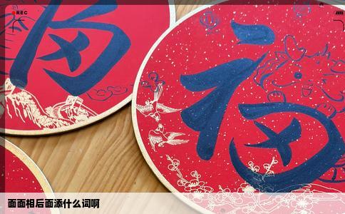 面面相后面添什么词啊