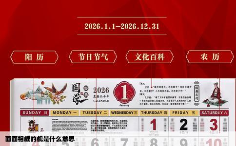 面面相觑的觑是什么意思