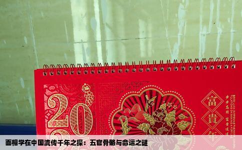 面相学在中国流传千年之探：五官骨骼与命运之谜