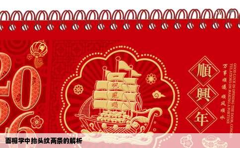 面相学中抬头纹两条的解析