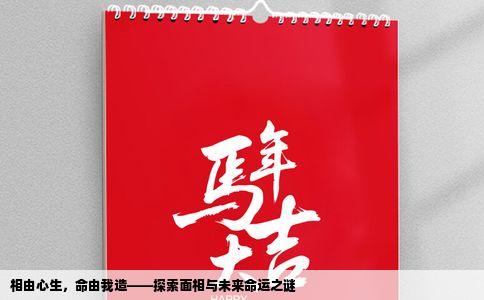 相由心生，命由我造——探索面相与未来命运之谜