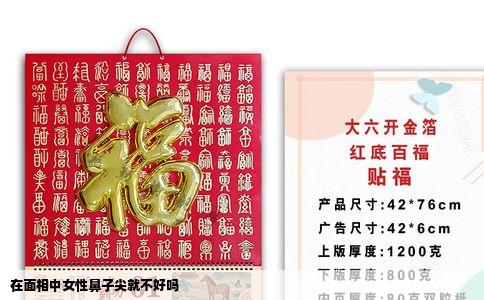 在面相中女性鼻子尖就不好吗